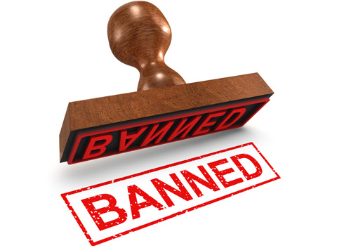 banned stamp